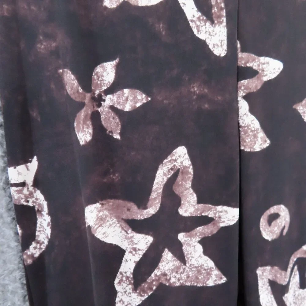 Vintage Equestrian Designs Riding Pants Womens Size P XS Brown Stars‎ and Shells - Picture 3 of 13